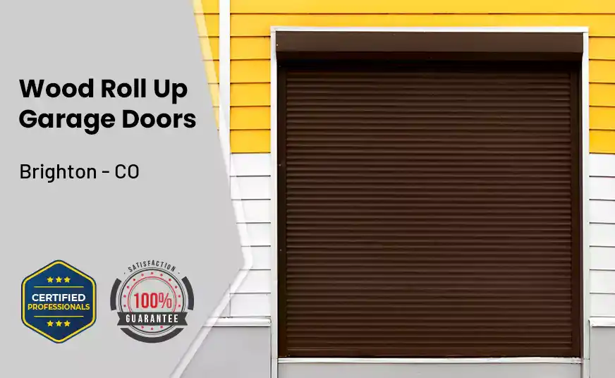 Wood Roll Up Garage Doors Brighton - CO 