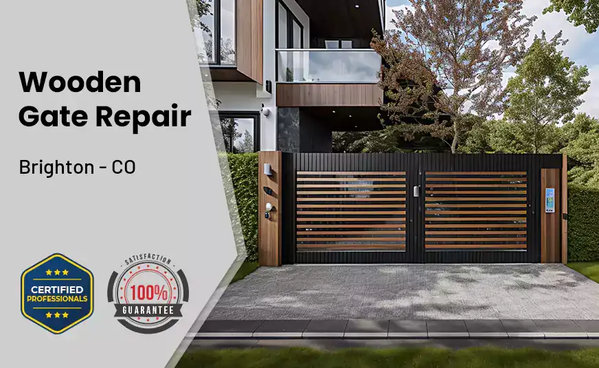 Wooden Gate Repair Brighton - CO 